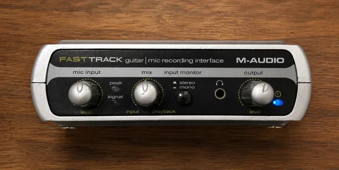 M-Audio Fast Track Interface de Áudio USB - Funcionando