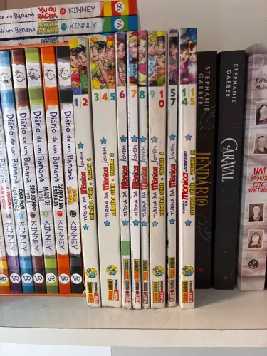turma da Mônica jovem vol 1 ao 10- primeira série + 2 livros de brinde