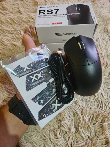 Mouse smailwolf rs7 preto Novo