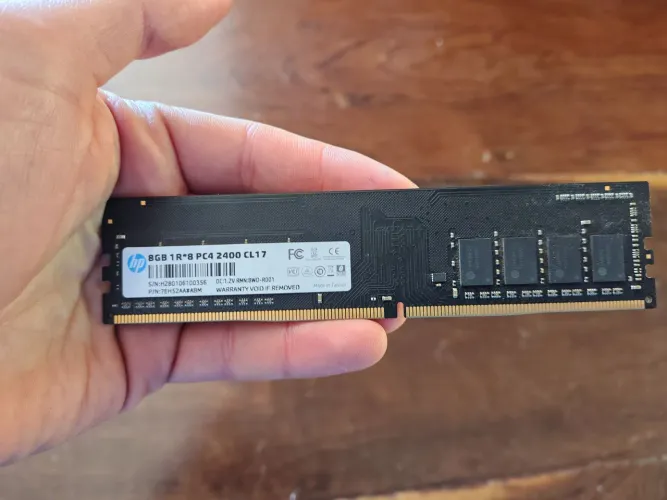 Memória ram HP 8GB 2400MHZ