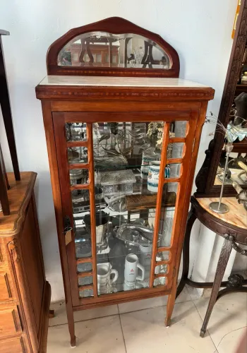 Cristaleira Art Nouveau Antiguidade