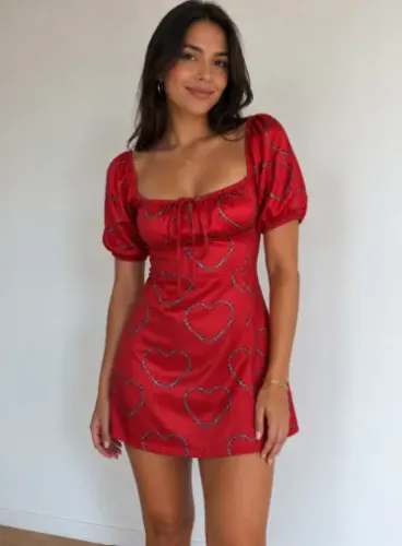 Vestido gótico alternativo coração espinhos