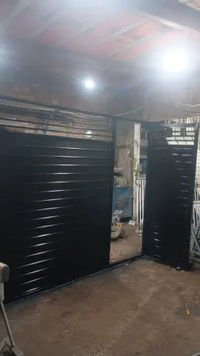 Portão galvanizado novo completo.