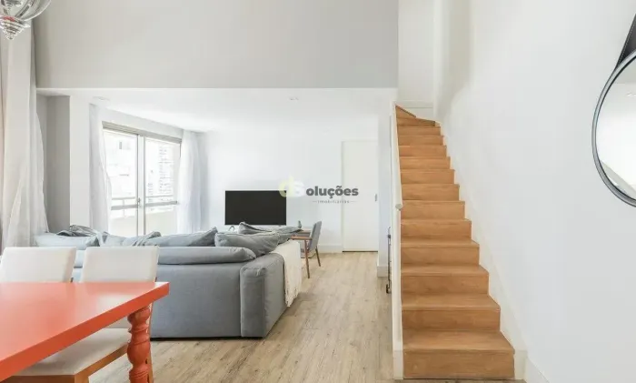 Apartamento Duplex à venda com 2 suítes na R. Ribeiro do Vale, Brooklin Paulista, São Paul