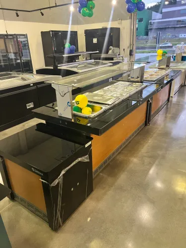 Buffet para restaurante completo Gelopar novo pronta entrega