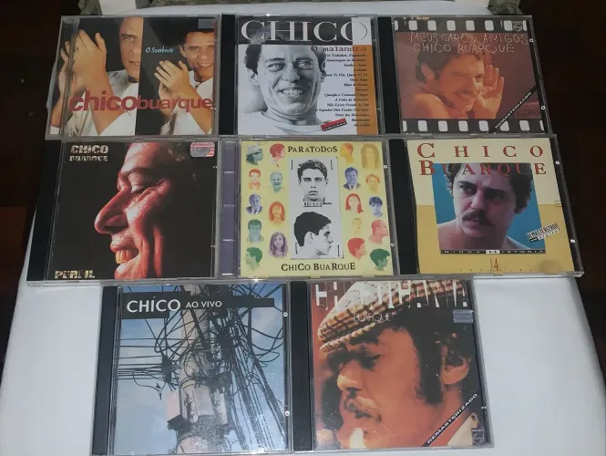 8 CDs Chico Buarque oportunidade rara lote espetacular