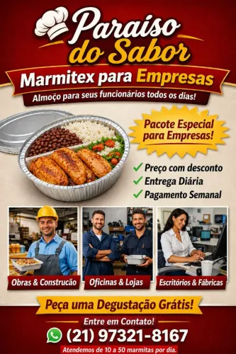 Marmitex delivery