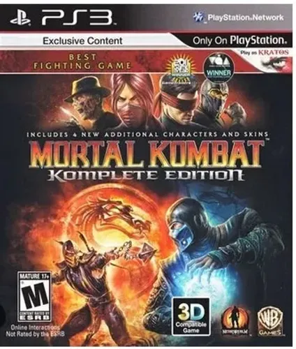 Mortal Kombat 9 Komplete Ps3 
