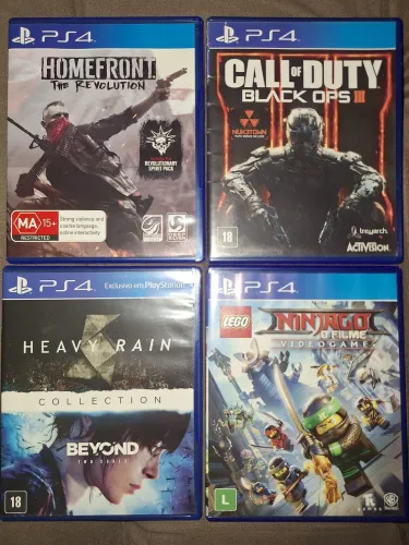 Kit 4 Jogos PS4 (Combo ou Individual) - Mídias Físicas