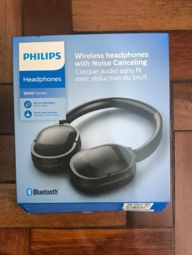 Headphone Bluetooth Philips Tah6506bk Preto Novo Sem Lacre Original