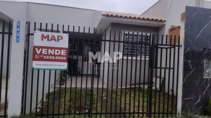 Casa 2 quartos, com quintal privativo, Campo de Santana, Curitiba