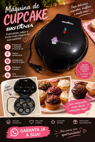 Máquina de cupcake 