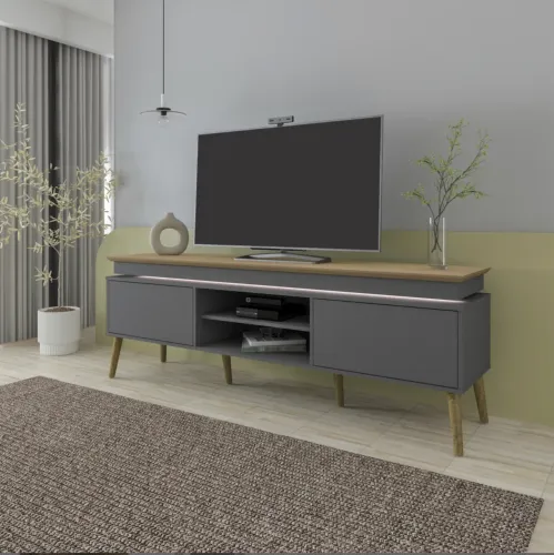 Rack Moderno com Iluminação LED Integrada 180