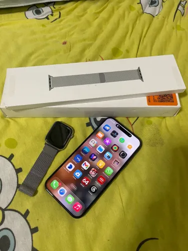 iPhone 16 pro Max mais Apple Watch série 8 gps+celular 