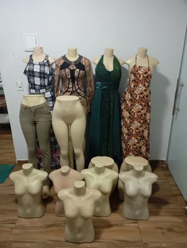 Manequins para loja com suporte 500$