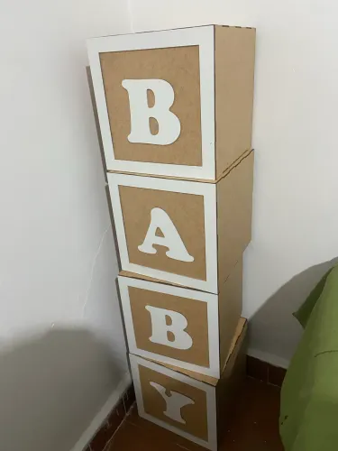 Caixa Baby chá de bebê ou revelação