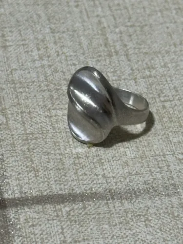Anel prata feminino