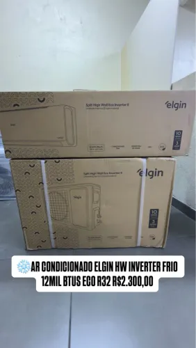 AR CONDICIONADO ELGIN HW INVERTER FRIO 12MIL BTUS