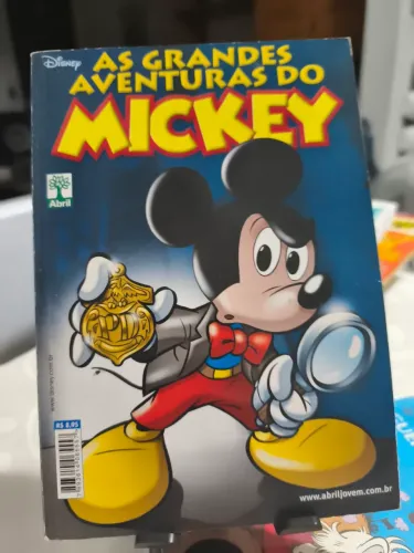 As Grandes Aventuras do Mickey. Editora Abril. 2009