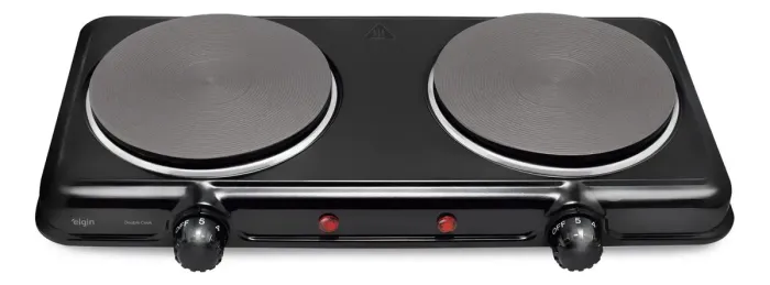 Fogão Cooktop Elétrico Elgin 2 Bocas 2000W 220V