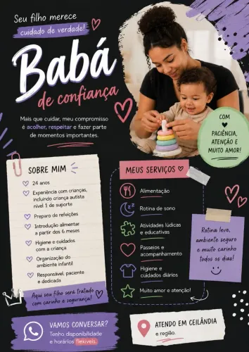 Babá com referência 