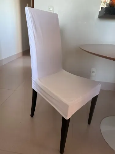 Cadeira com capa algodão Tok Stok