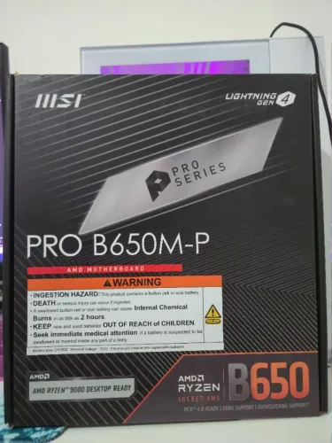 Placa mãe AMD am5 B650M-P MSI Pro