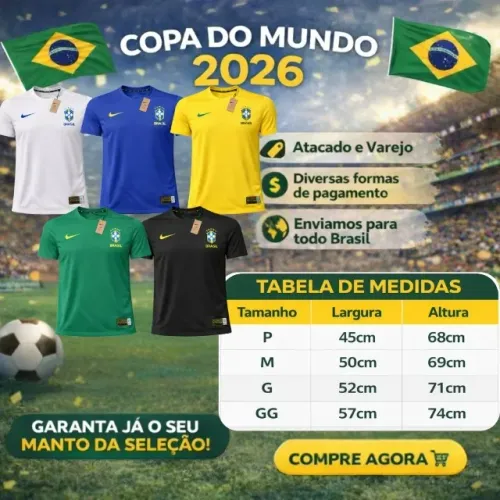 Camisa do Brasil - Atacado e Varejo