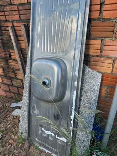 pia de inox grande