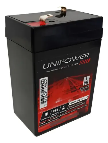 Bateria Selada 6v 4,5ah - Up645