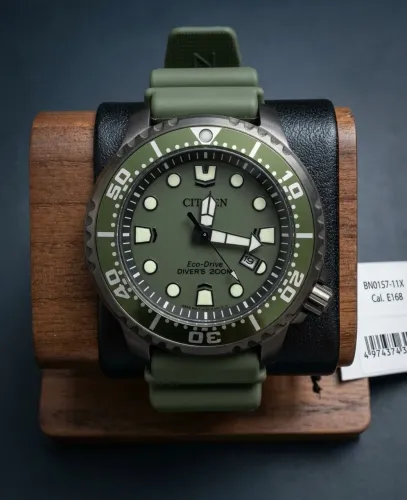 Relógio Citizen Eco Drive Solar Verde novo