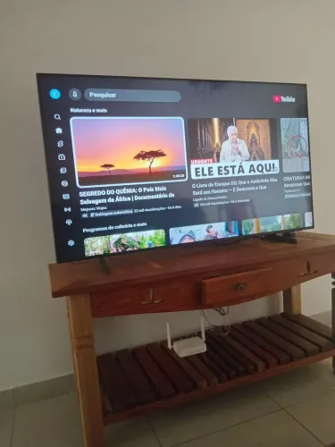 TV sansumg smart 60 polegadas funcionando tdo perfeitamente
