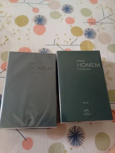 Perfume natura homem tradicional e essence masculino