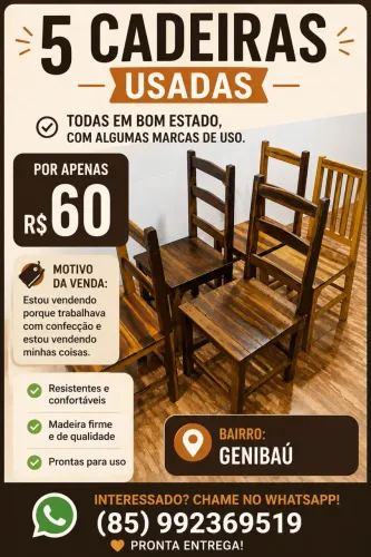Cadeira de madeira