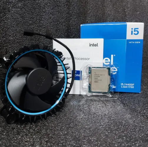 Processador Intel Core i5-14400F 14ª Gen LGA1700 Estado de Novo Completo c/ Caixa e Cooler