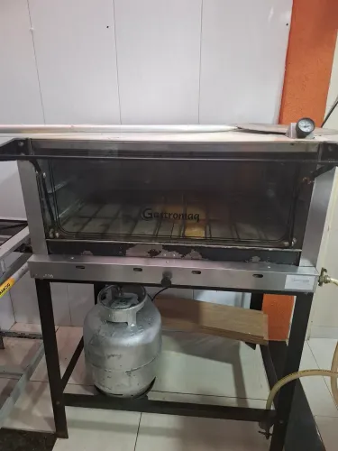 Forno Lastro Gás Guilhotina 