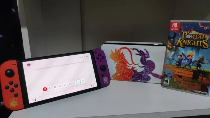 Nitendo switch OLED Edição especial pokémon+jogo completo -pego games na troca