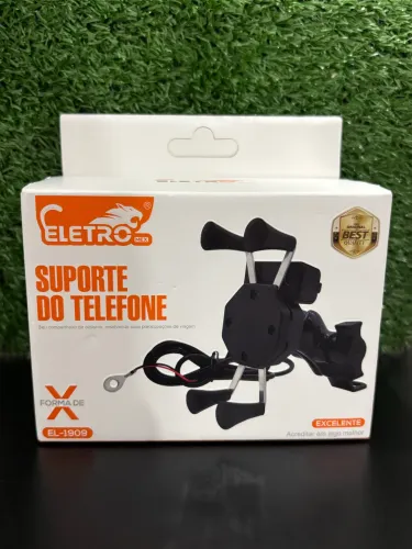 Suporte para telefone + carregador