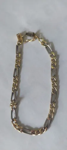 Pulseira ouro 2 cores