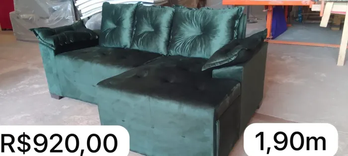 Sofá em promoção,medidas 1,90m de diâmetro,pagamento no ato da entrega,preço 920R$