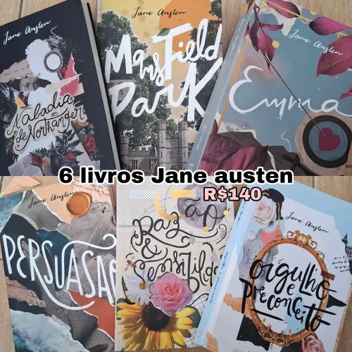 6 LIVROS JANE AUSTEN (2 BOX)