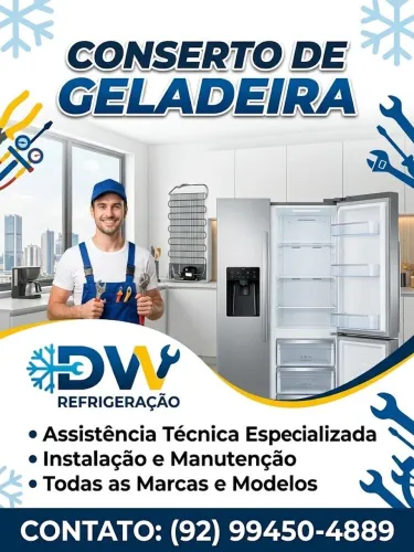 Técnico de geladeira Electrolux investe inoxi