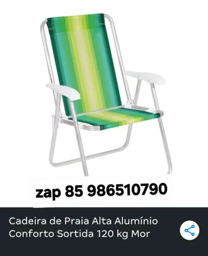 Cadeira praia linda