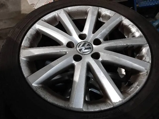 Roda aro 17 Passat SW diamantada com Prata Jetta 5X112