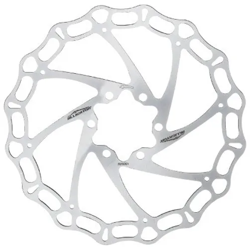 Disco de Freio à Disco Rotor Alligator 160mm 6 Furos em Aço Inox para Bikes 4621