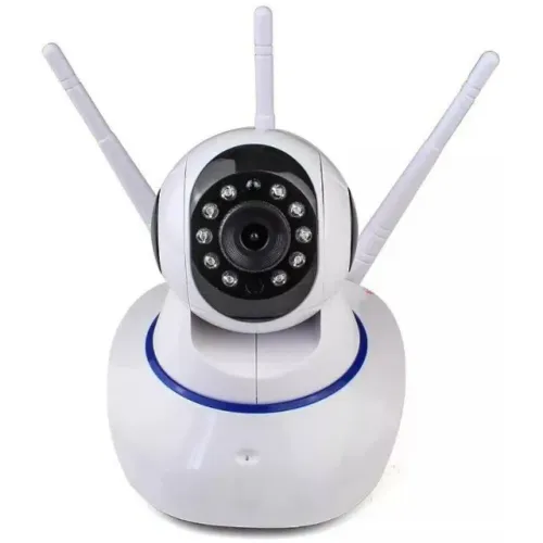Camera De Segurança Com 3 Antena Wifi Ip 1080p App