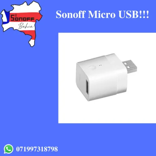 Sonoff Micro USB - Lançamento, Preço Imbatível!
