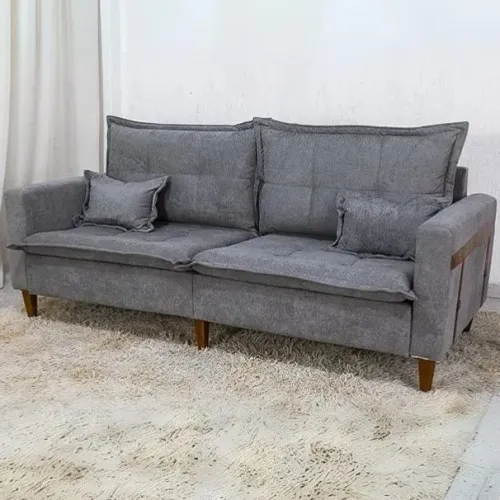 Sofá Living 2,04 m LE 2215 Linho Bouclé rf5378m