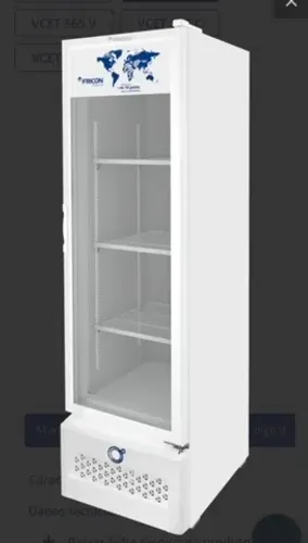 Freezer porta de vidro - tripla ação - marca fricon vcet 284