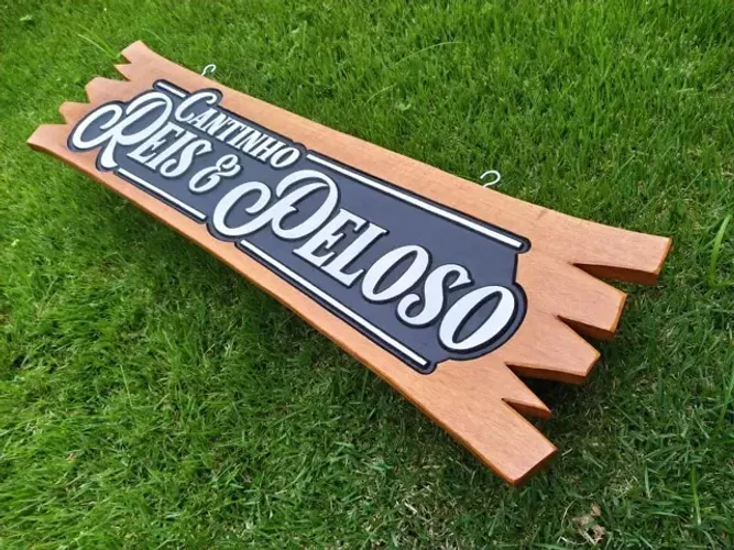Placa Rústica Fazenda, Sítio, Chácara ou Rancho